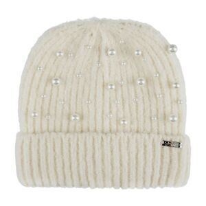 Jessica Simpson Pearl Ivory Knit Beanie